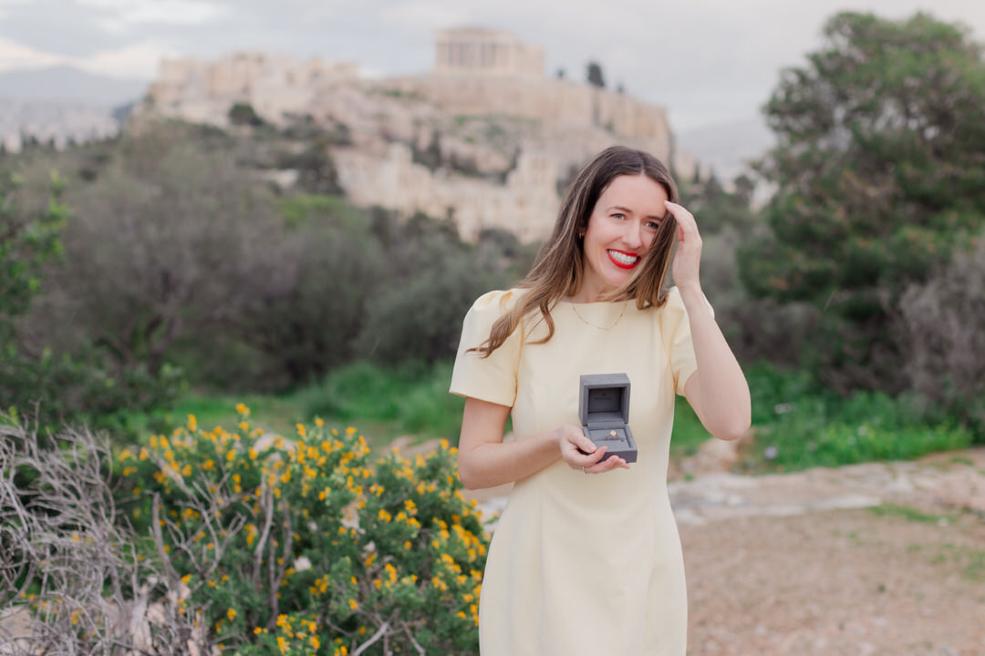 Surprise Engagement Proposal in Athens, Greece