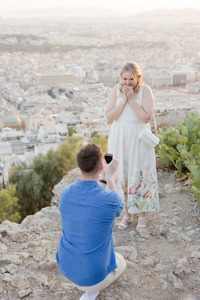 Wedding Proposal Lycabettus Hill Ignatios Kourouvasilis Engagement photo session in Athens 0069 | IGNATIOS KOUROUVASILIS