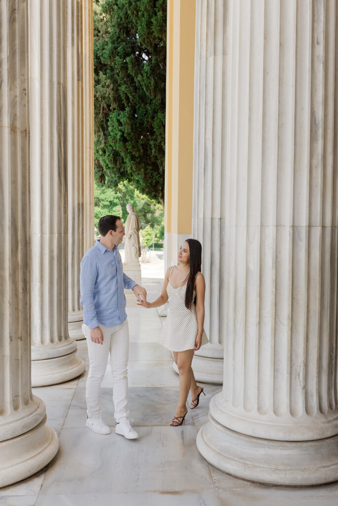 National Garden Athens Proposal Zappeion National Garden Engagement Photoshoot Ignatios Kourouvasilis 0158 | IGNATIOS KOUROUVASILIS